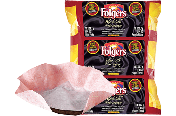 Folgers Flaked Coffee Black Silk Filter Packs Foodservice Folgers Flaked Coffee Black Silk Filter Packs Foodservice
